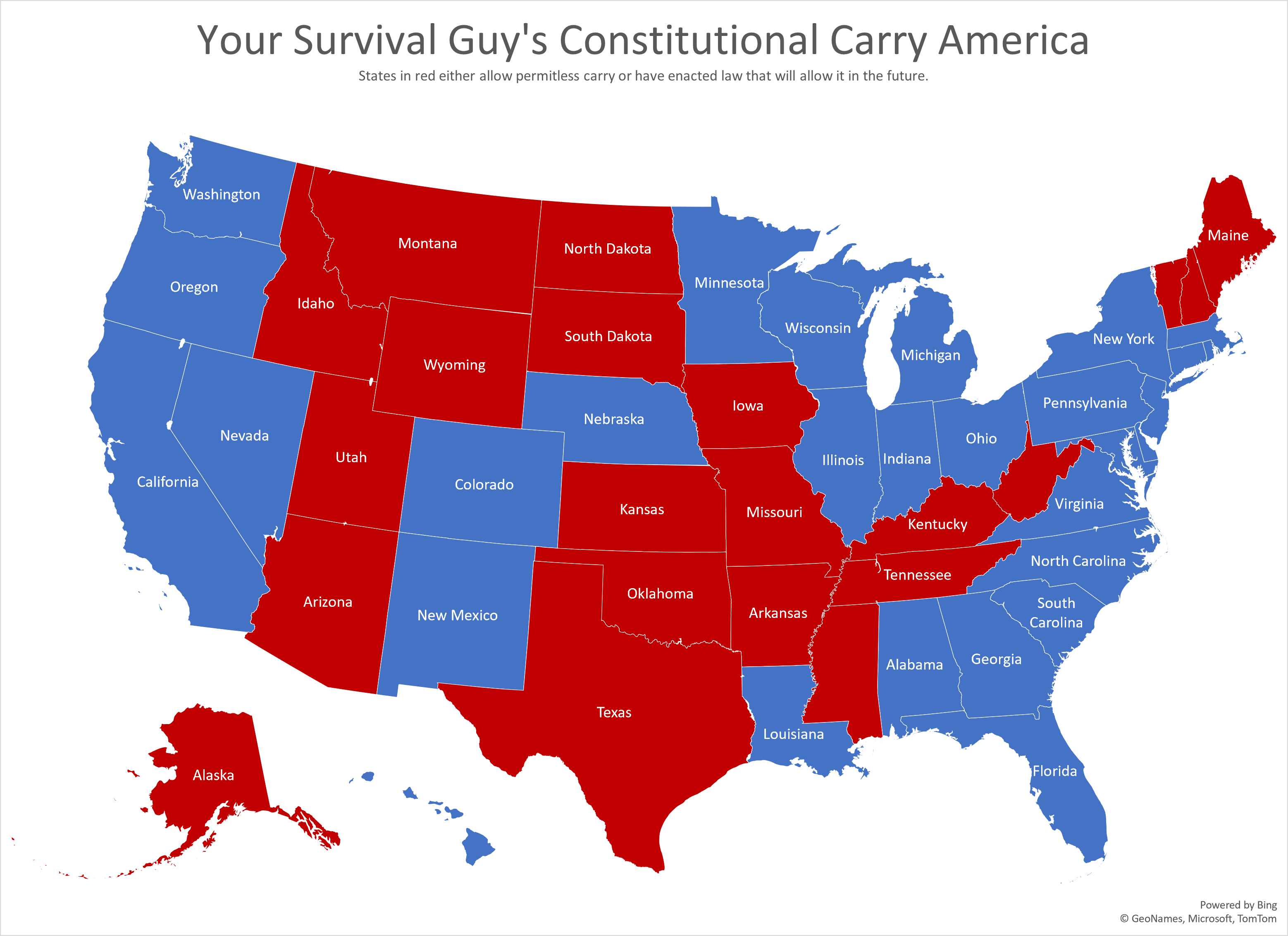 Constitutional Carry in America Your Survival Guy